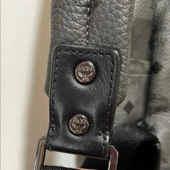MCM Women\'s Gray Visetos Leather Stark Backpack COA included MCM Women main image 2
